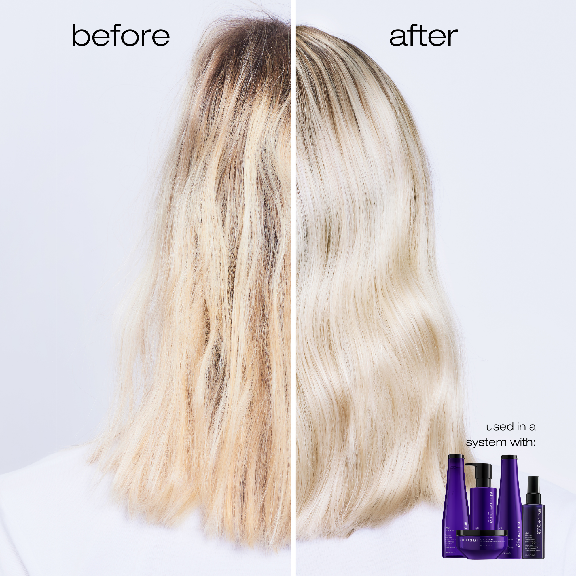 Yūbi blonde full replenishing conditioner by Shu Uemura