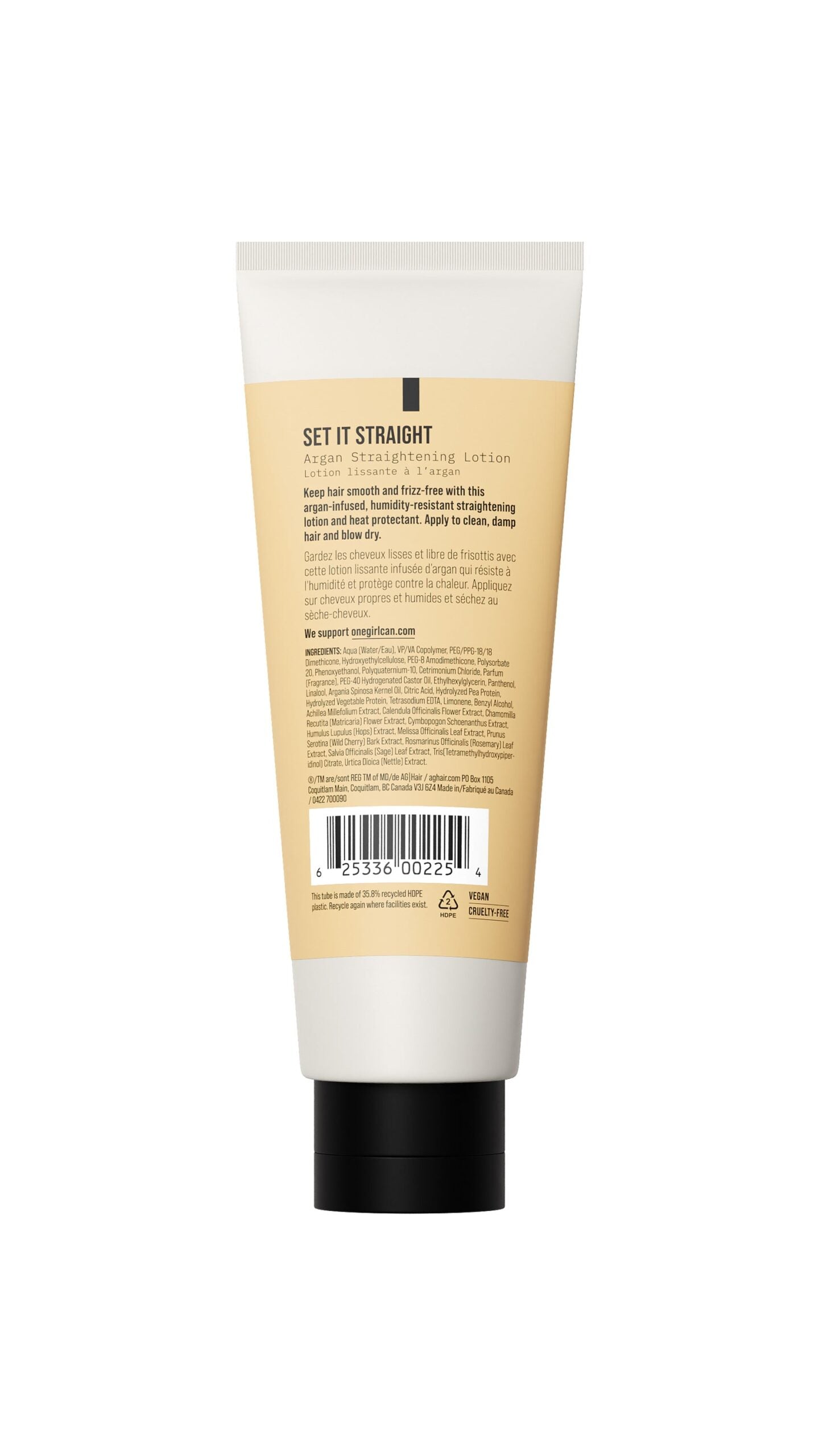 SET IT STRAIGHT ARGAN STRAIGHTENING LOTION by AG