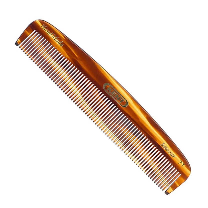 Handmade 136mm Pocket Comb Thick/Fine Hair by Kent