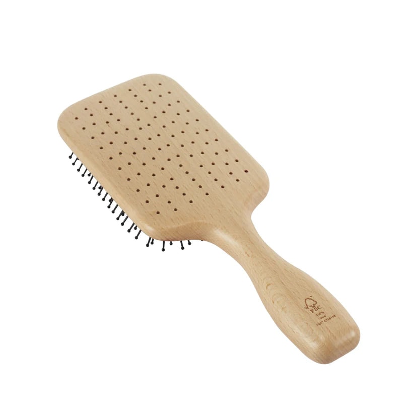 Pure Flow Large Vented Fine Quill Paddle Brush by Kent