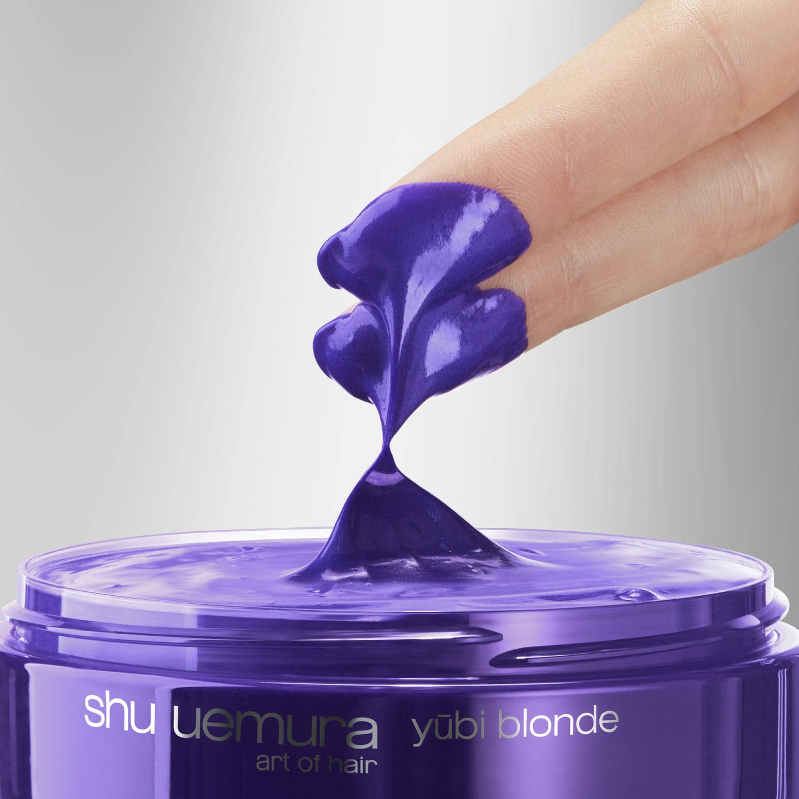 Yūbi blonde anti-brass purple balm by Shu Uemura