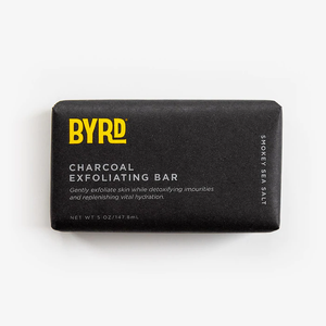 ACTIVATED CHARCOAL EXFOLIATING BAR BY BYRD-Curious Salon