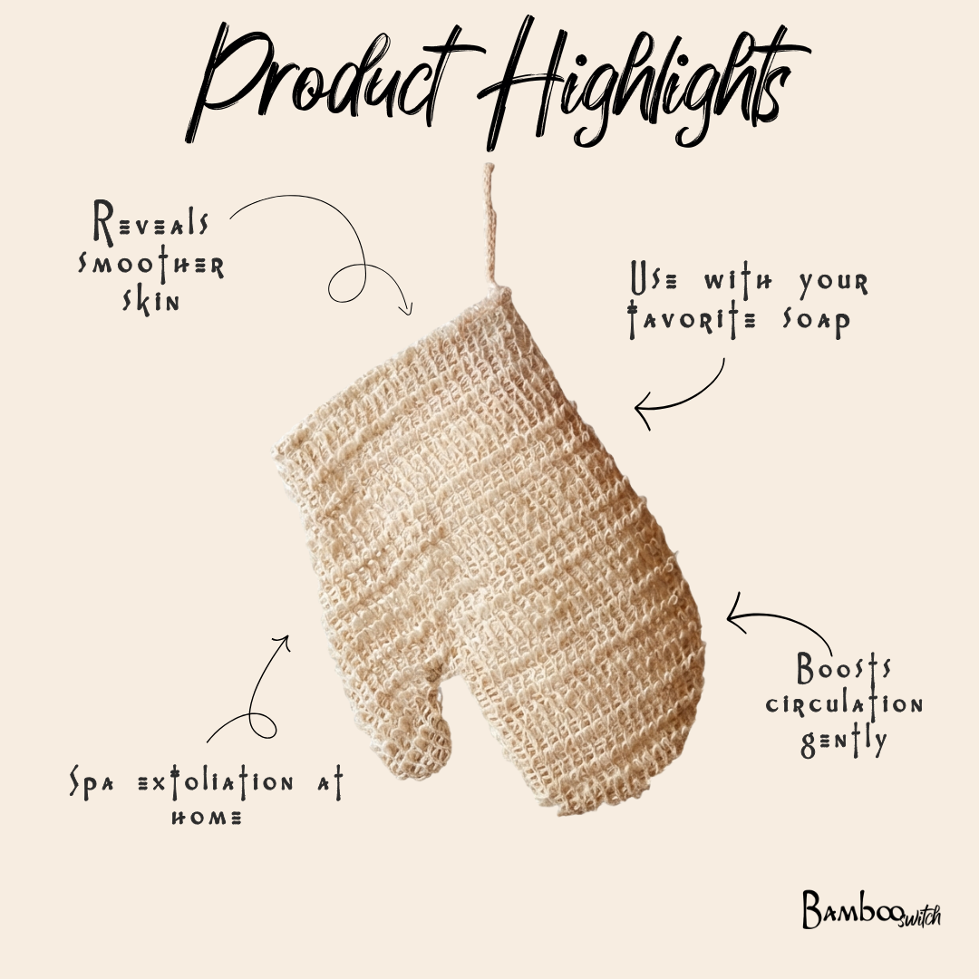 Sisal Exfoliating Shower Glove