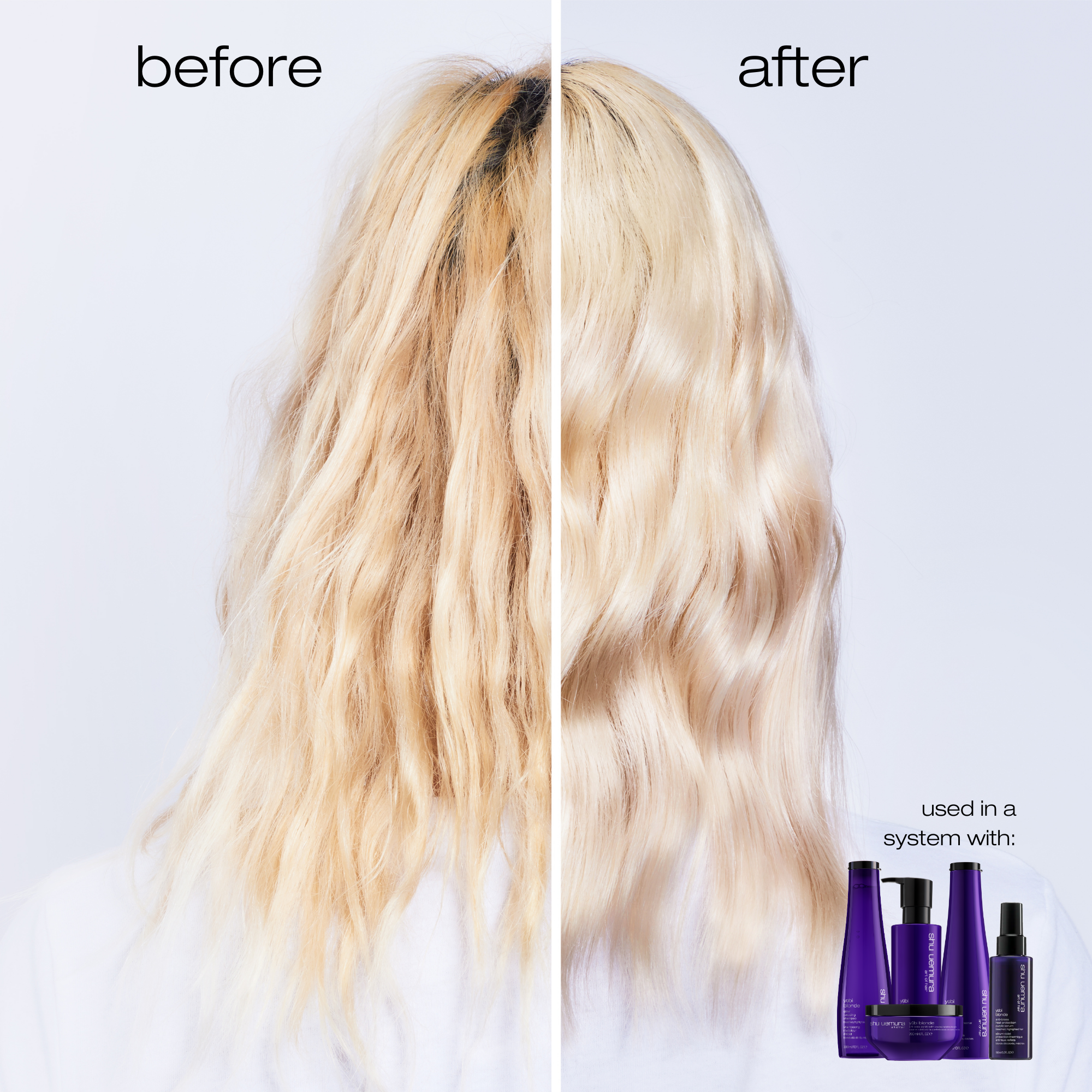 Yūbi blonde full replenishing conditioner by Shu Uemura