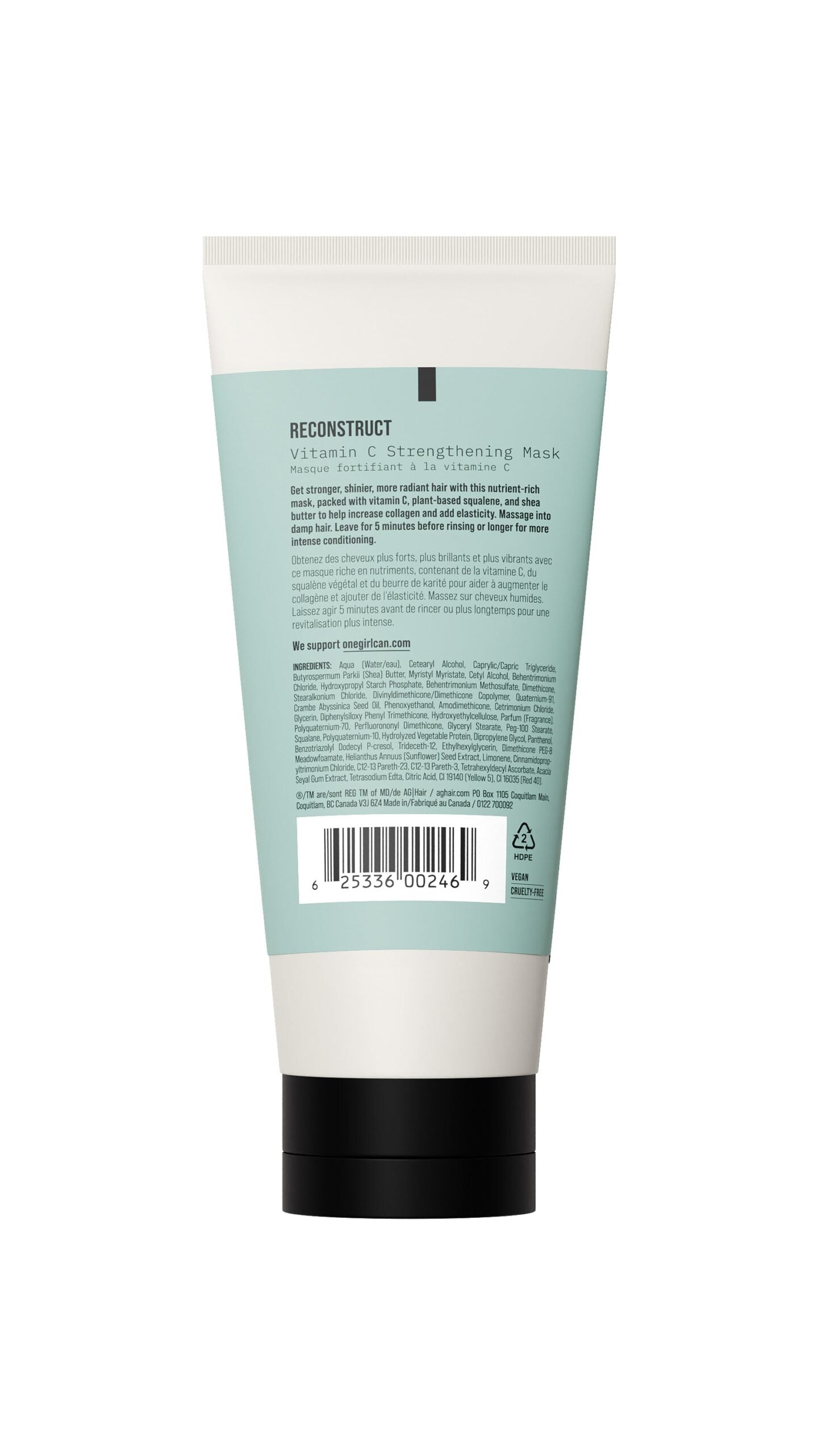 VEGAN RECONSTRUCT VITAMIN C STRENGTHENING MASK by AG