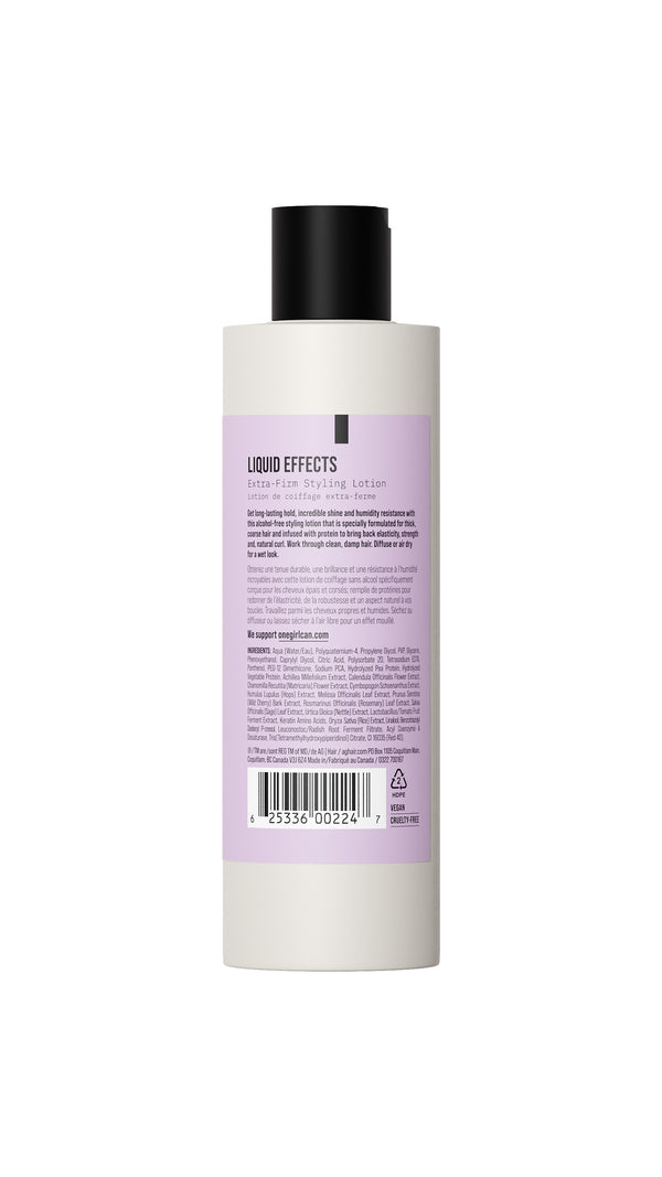 LIQUID EFFECTS EXTRA-FIRM STYLING LOTION by AG-Curious Salon
