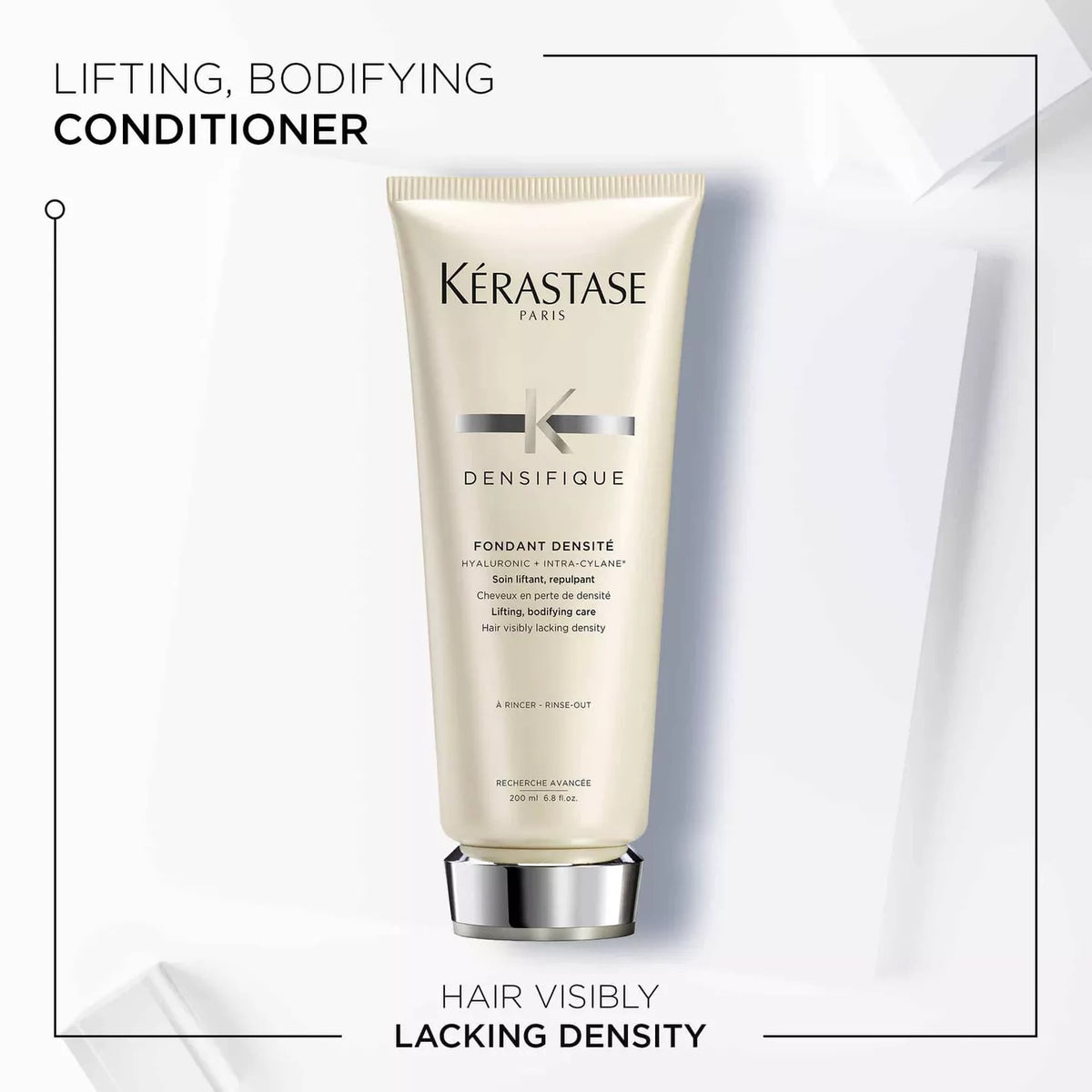 Kérastase DENSIFIQUE THICKENING conditioner bottle on a white background