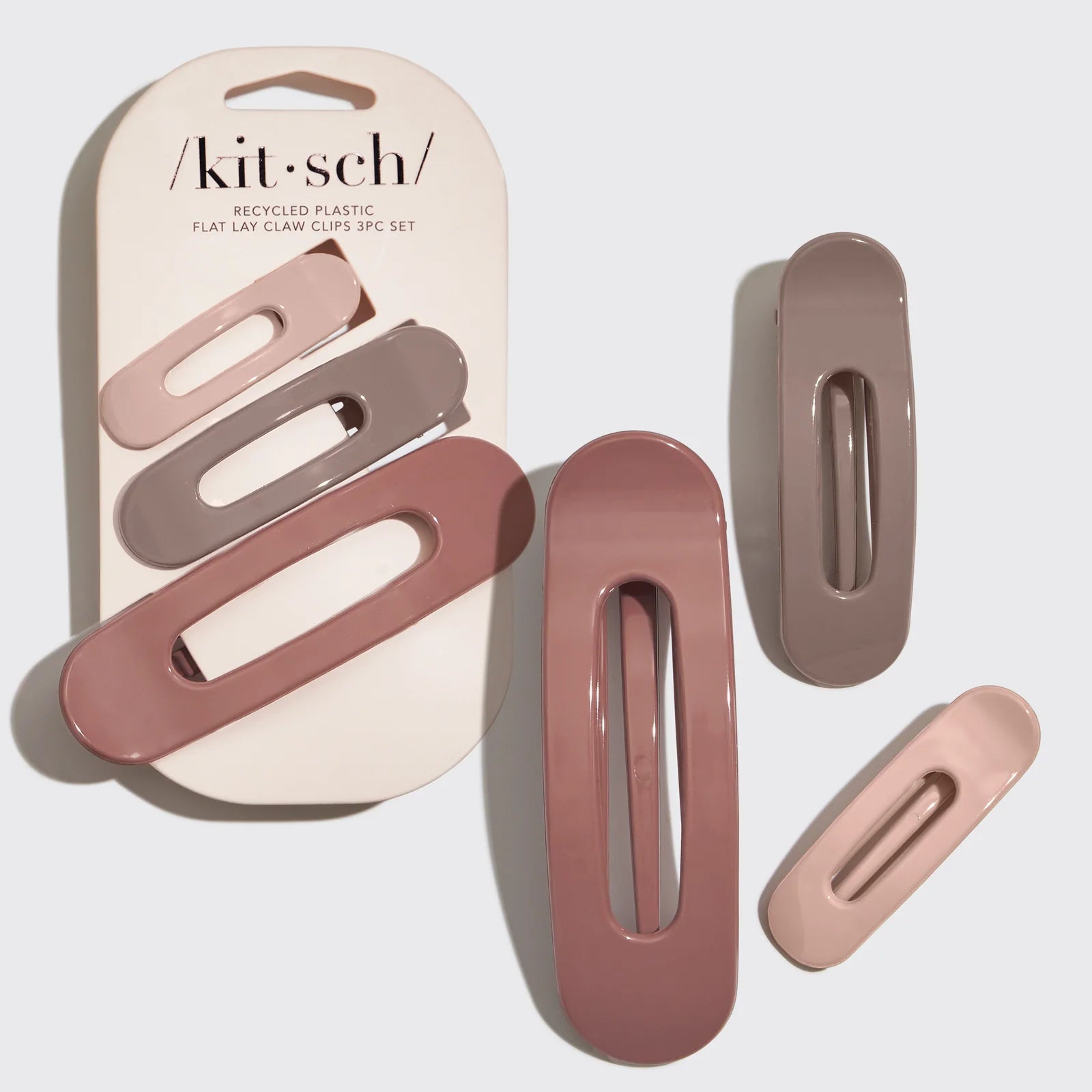 Kitsch Flat Claw Clips - Terracota