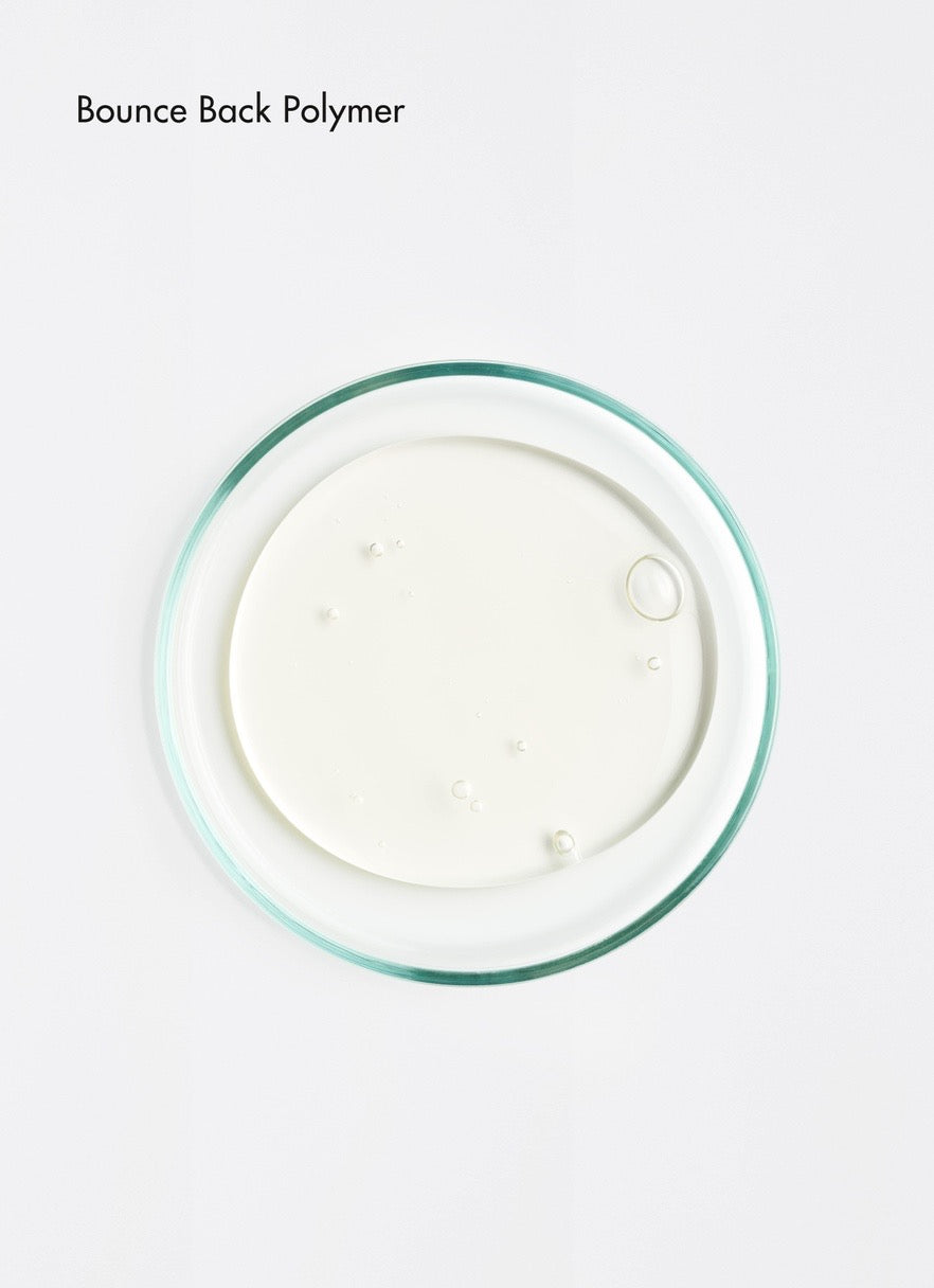 Bounce Back Polymer in a clear container La Biosthétique Curl Activating Shampoo for curly and wavy hair available in Canada at Curious Salons