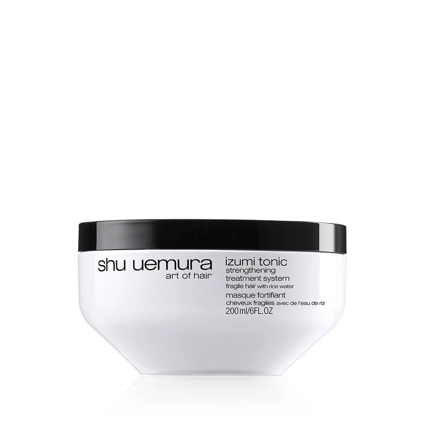 Shu Uemura hair treatment mask on a white background