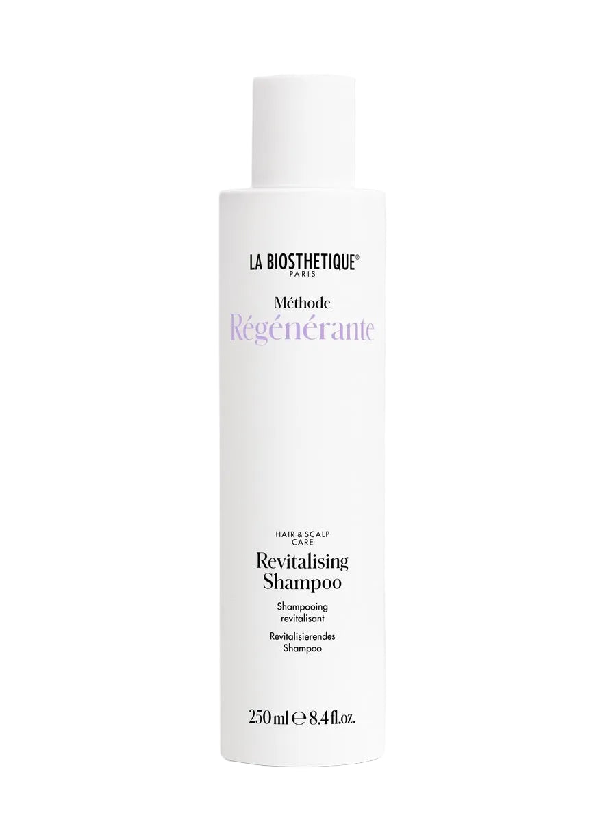 La Biosthetique revitalizing shampoo bottle on a white background