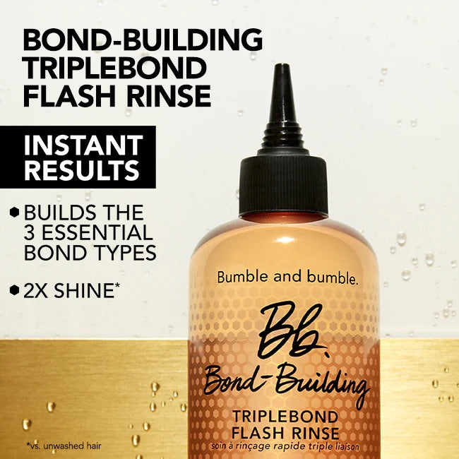 bottle of Bumble and bumble Bond-Building TripleBond Flash Rinse for damaged colour-treated hair in Canada