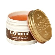 Layrite Superhold Pomade (Canada) — Extra-Strong Hold &amp; High-Shine Styling Pomade