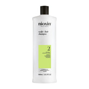 NIOXIN System 2 Scalp + Hair Shampoo (Canada) — Deep-Cleansing Shampoo for Natural, Progressively Thinning Hair