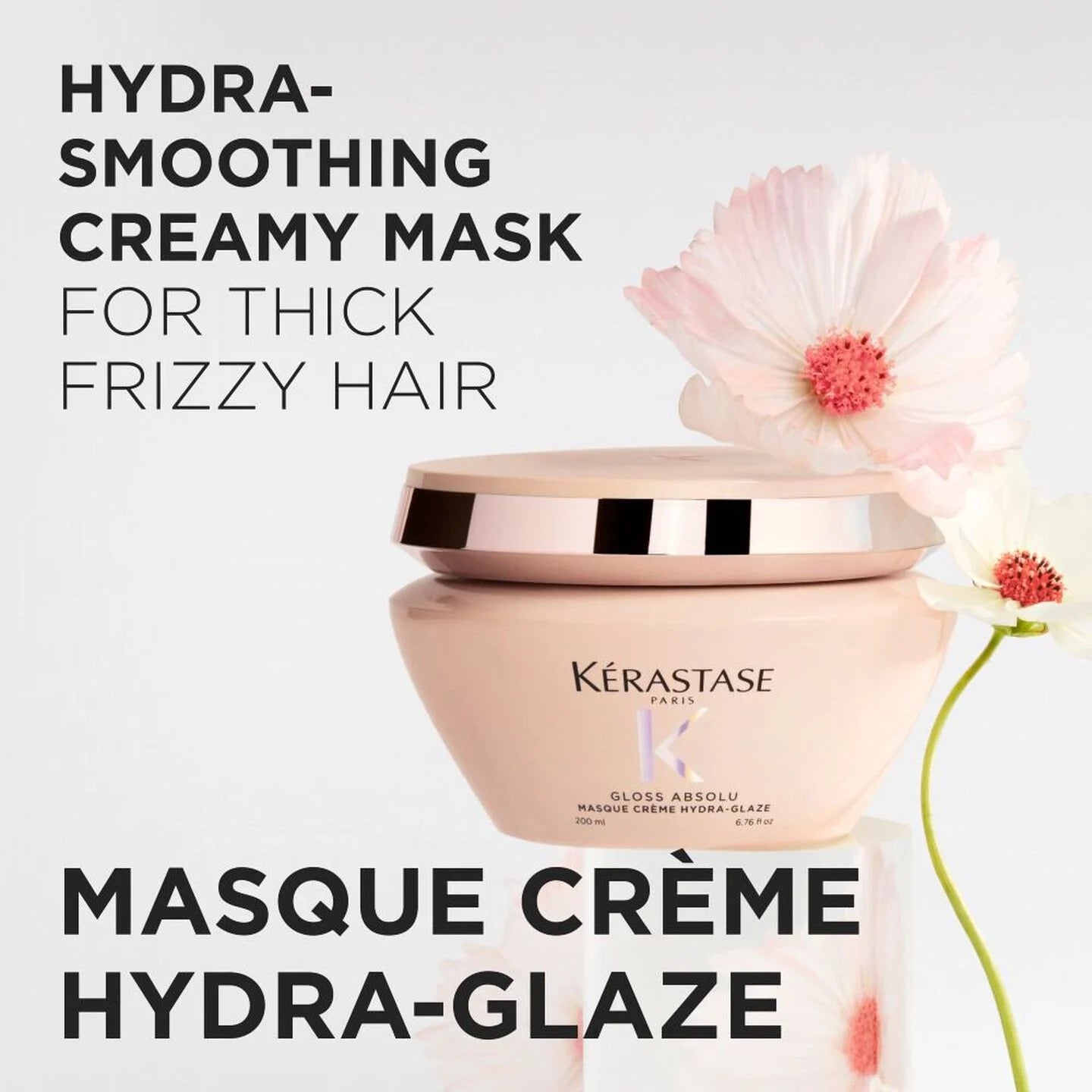 Kérastase Masque Crème Hydra-Glaze Anti-Frizz Hair Mask for Thick Frizzy Hair