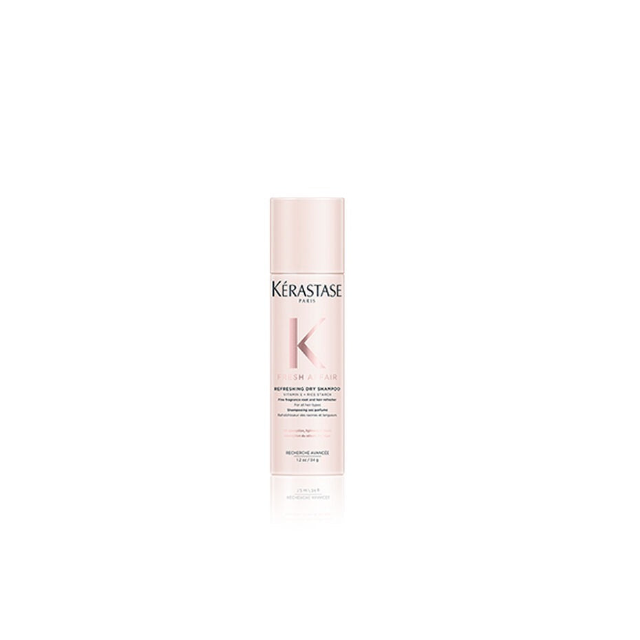 Kérastase shampoo bottle on a white background travel size Kérastase Fresh Affair Dry Shampoo for oil control and hair refreshing in Canada