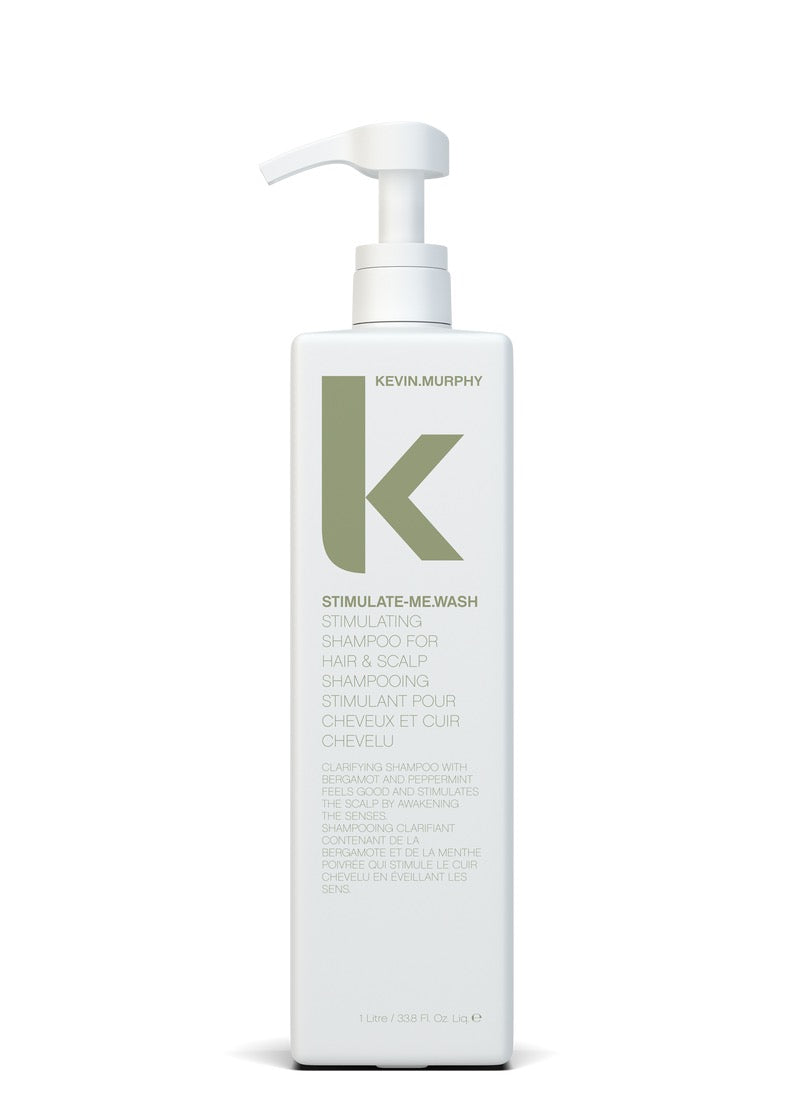 Kevin Murphy STIMULATE-ME.WASH refreshing shampoo for hair and scalp available in Canada at Curious Salons Litre
