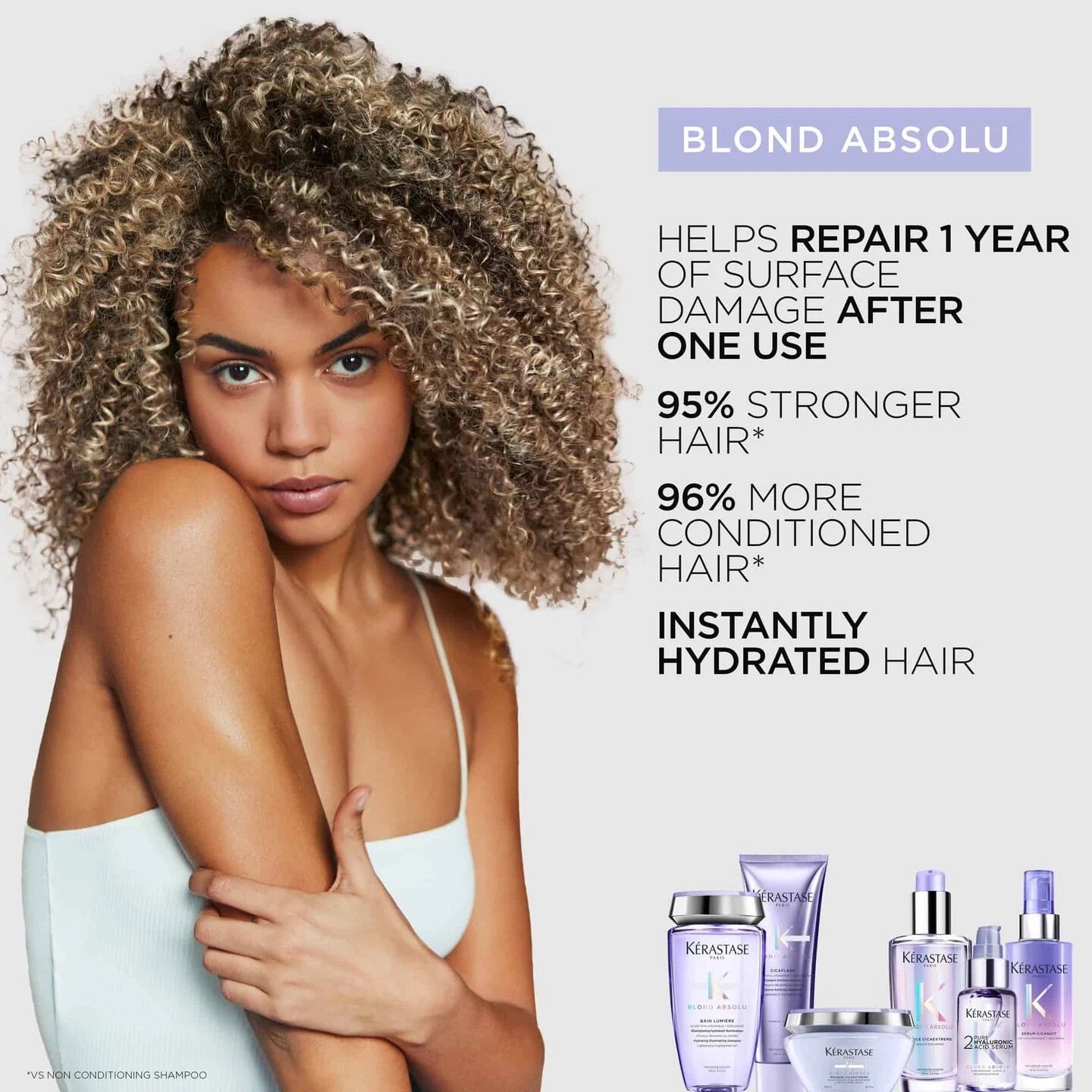 購入証明付Kérastase Blond Absolu Bain Lumière Kérastase Blond Absolu Bain Lumière Shampoo | Shine for Blonde
