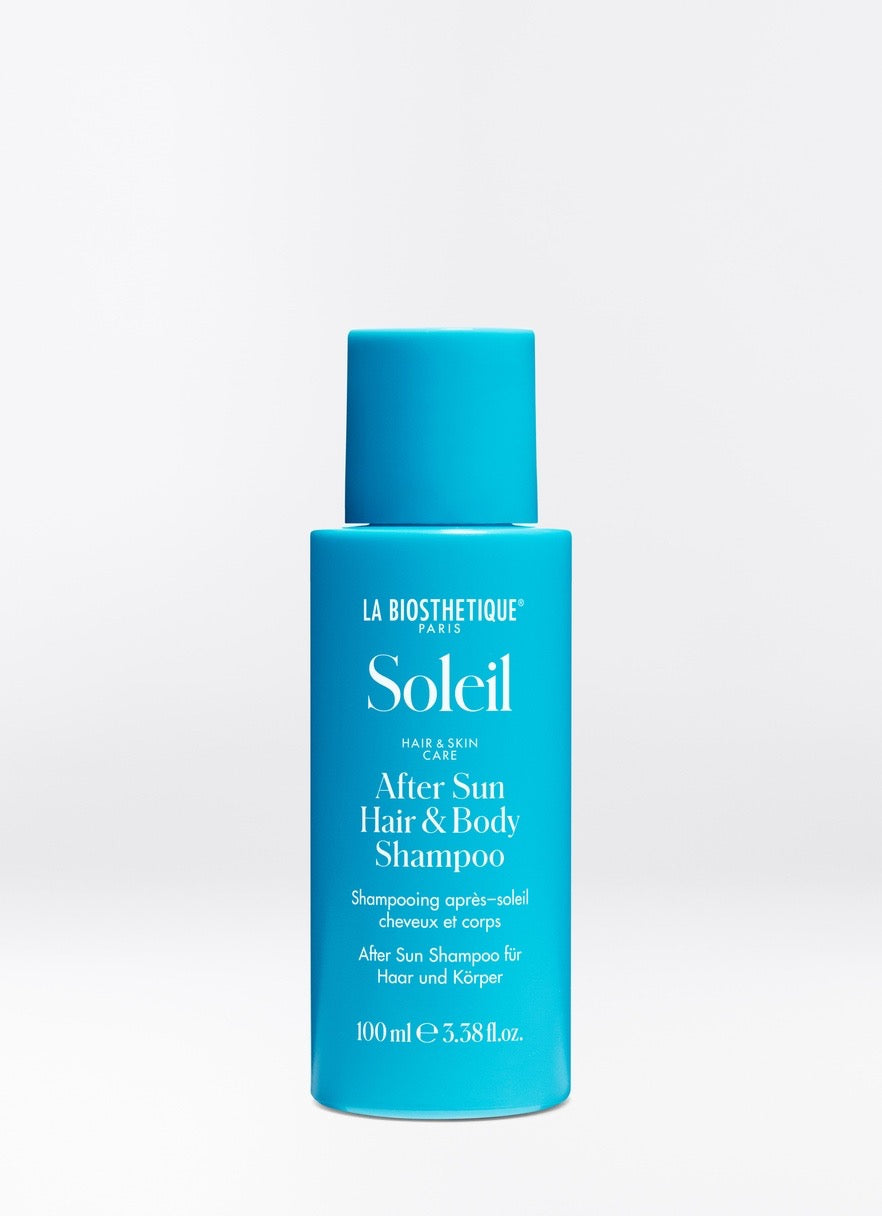 La Biosthétique Soleil After Sun Hair and Body Shampoo for sun-exposed hair and skin in Canada travel size 100ml