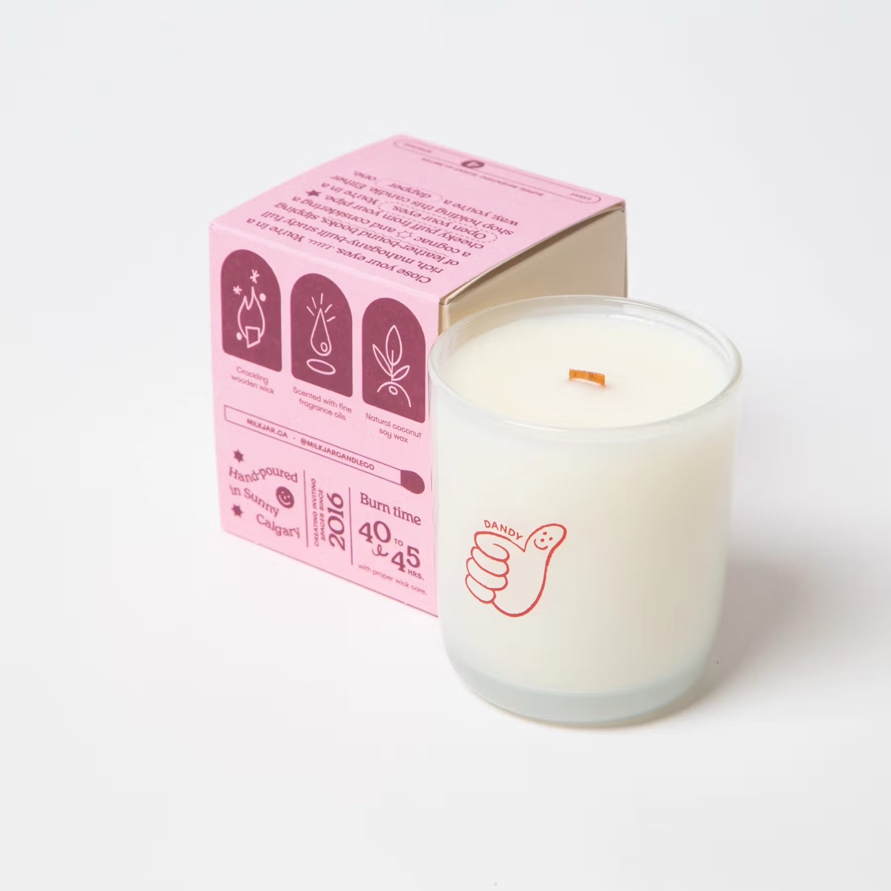 Dandy 8 oz Candle by Milk Jar Candle Co.