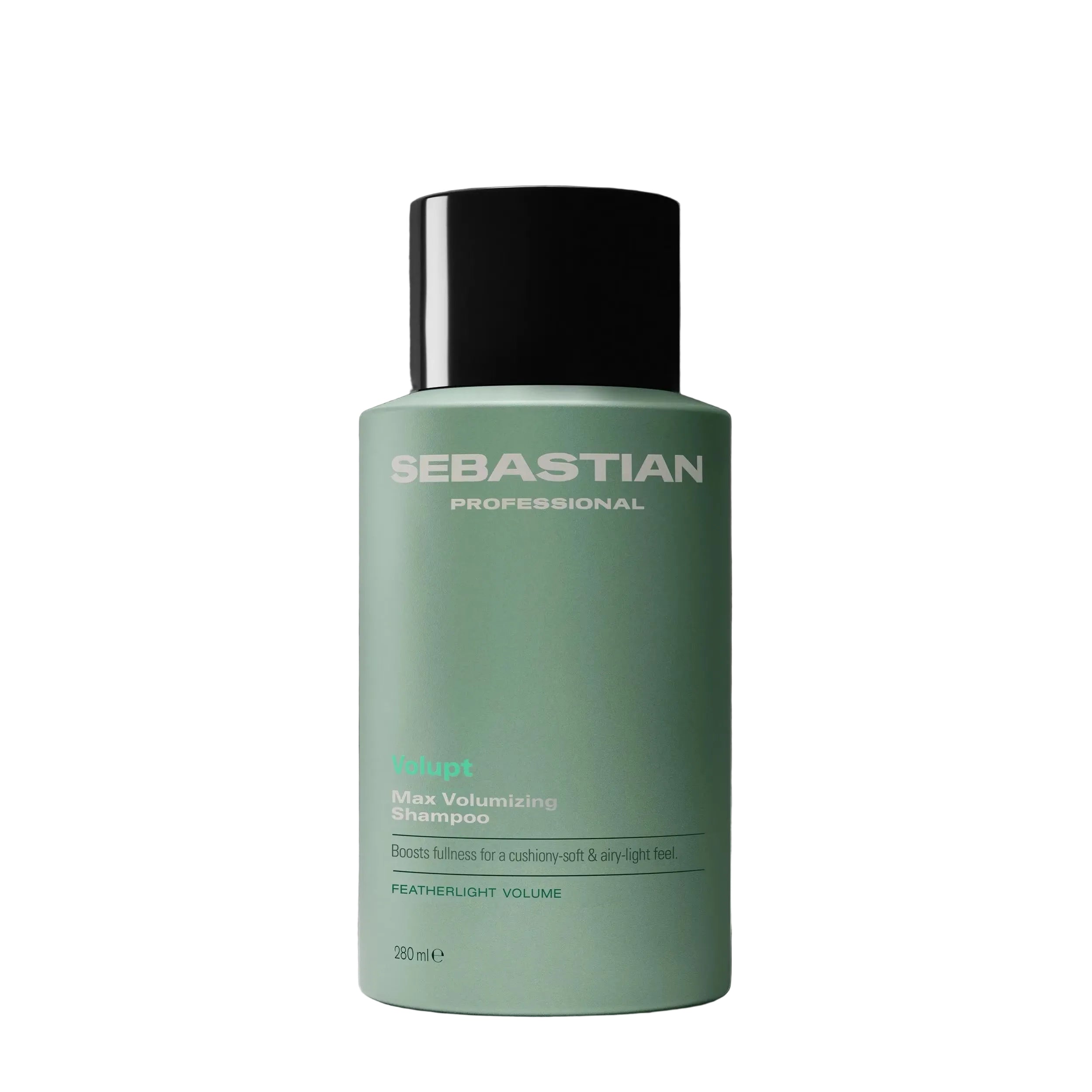 Sebastian shampoo bottle on a gray background