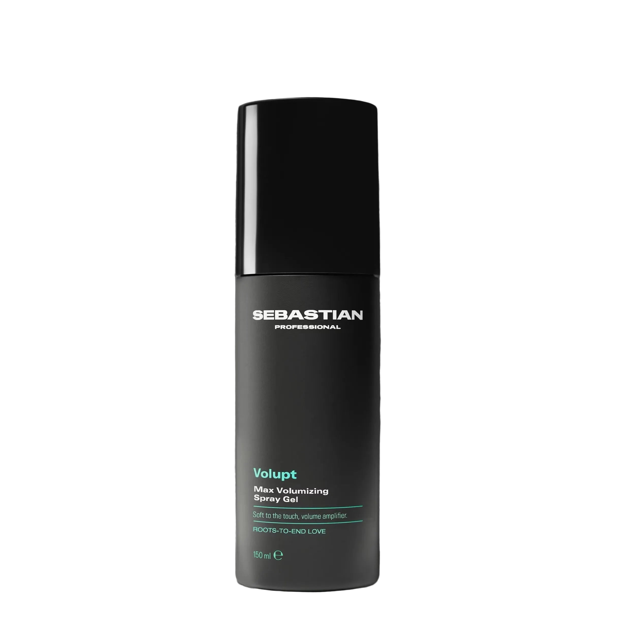 Sebastian Professional Volupt Max Volumizing Spray Gel bottle on a gray background