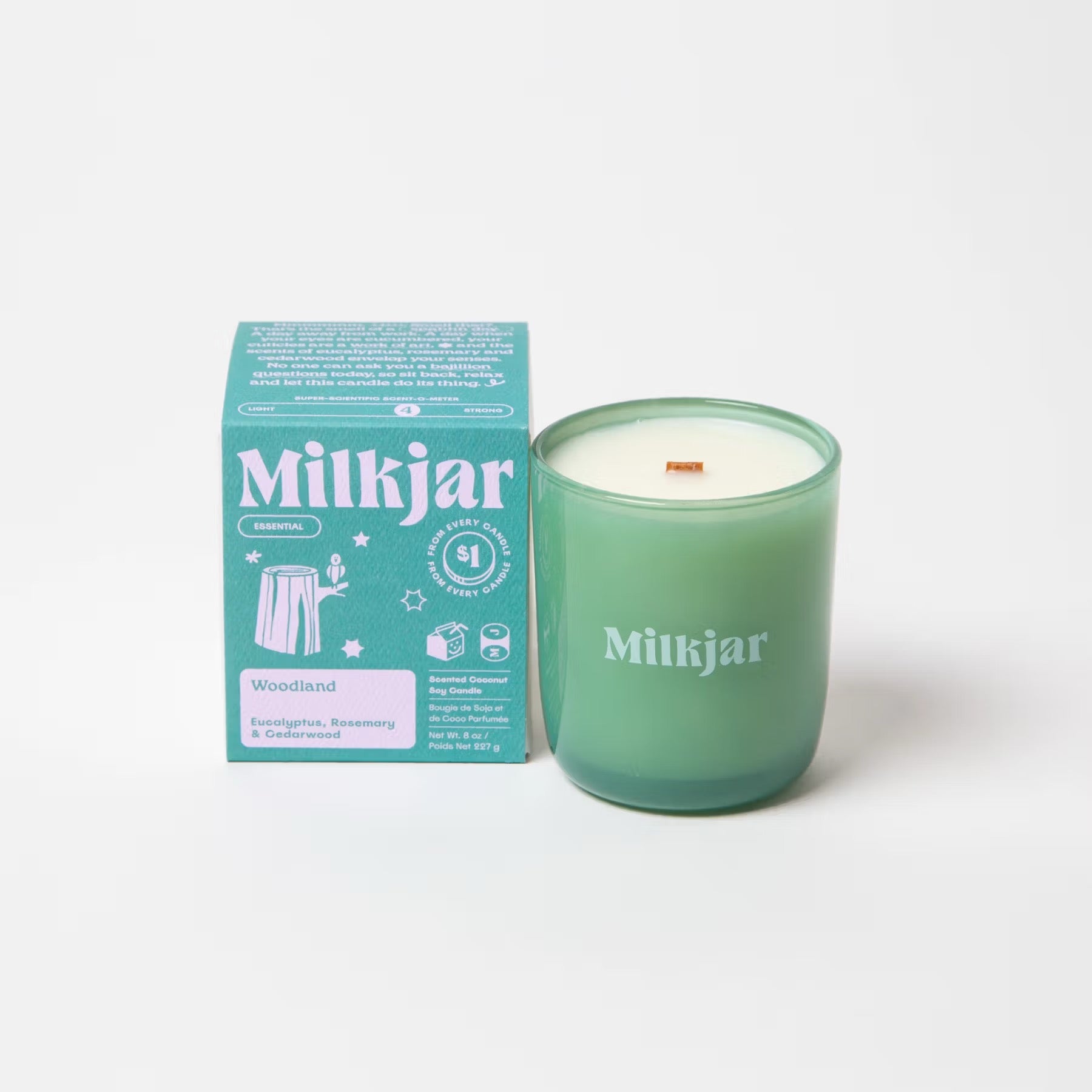 Woodland Essential Oil Candle  by Milk Jar Candle Co.