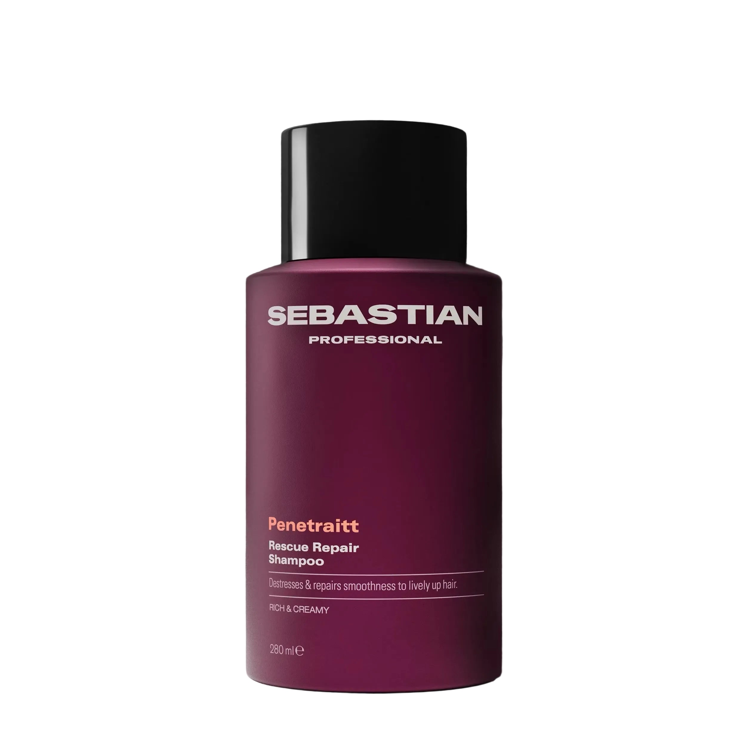 Sebastian Professional shampoo bottle on a gray background