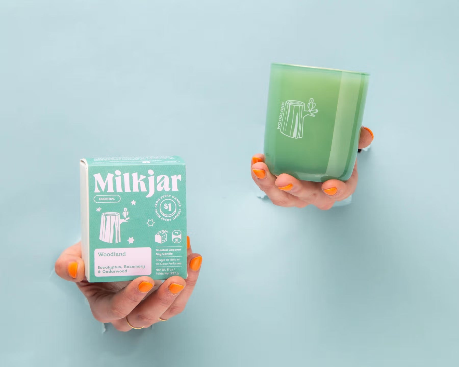 Woodland Essential Oil Candle  by Milk Jar Candle Co.