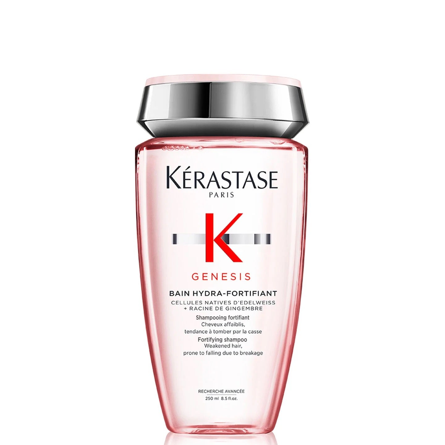 Kérastase Genesis Bain Hydra-Fortifiant Shampoo 500ml bottle for weakened normal to oily hair