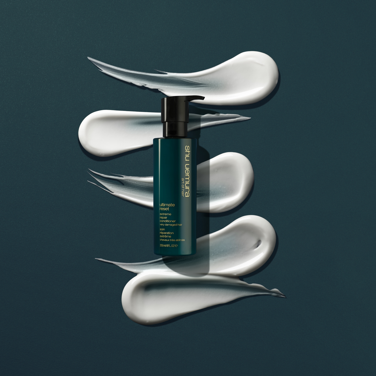 lines of  Shu Uemura Ultimate Reset Extreme conditioner product