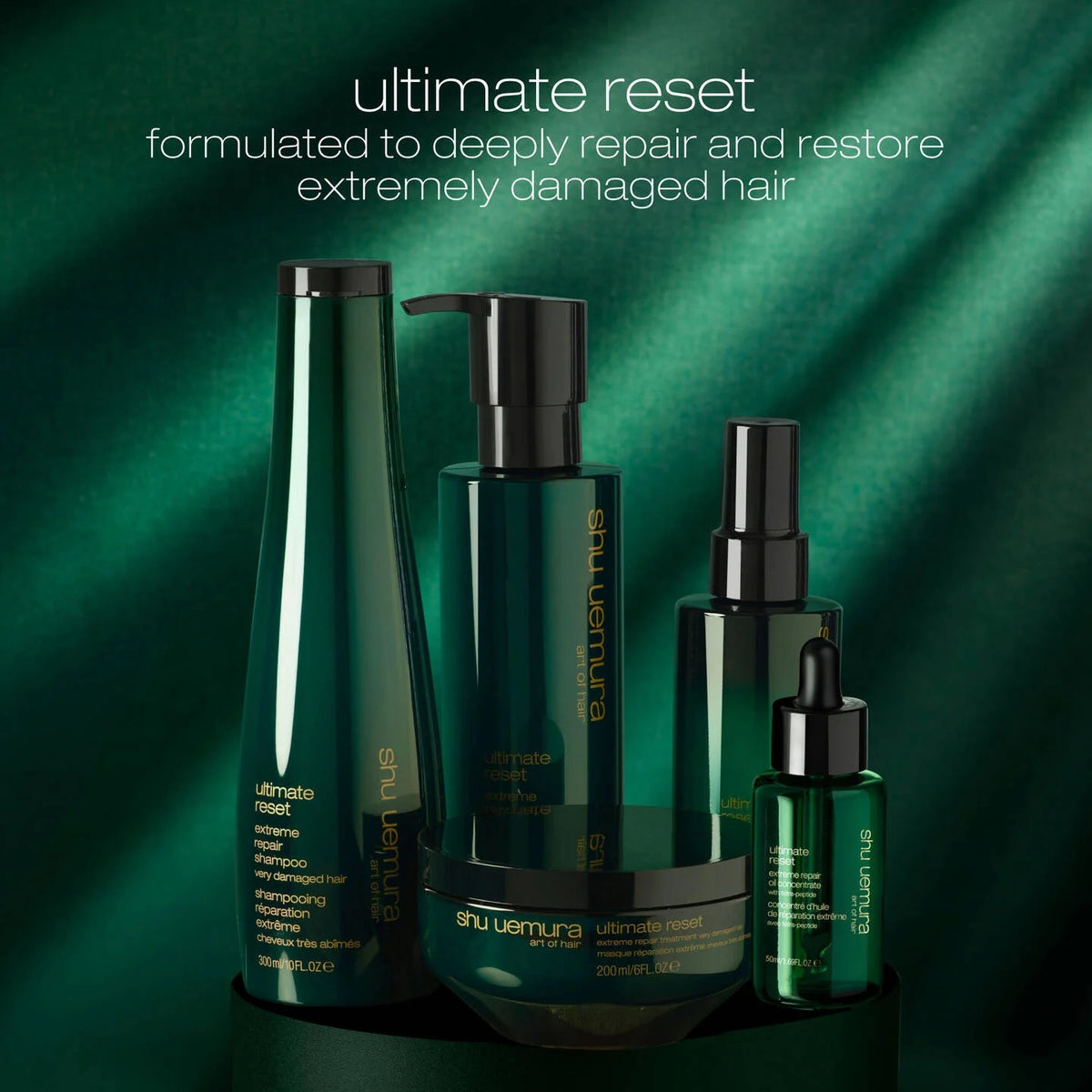 Shu Uemura Ultimate Reset Repair Oil, Collection Curious Salons Calgary Canada