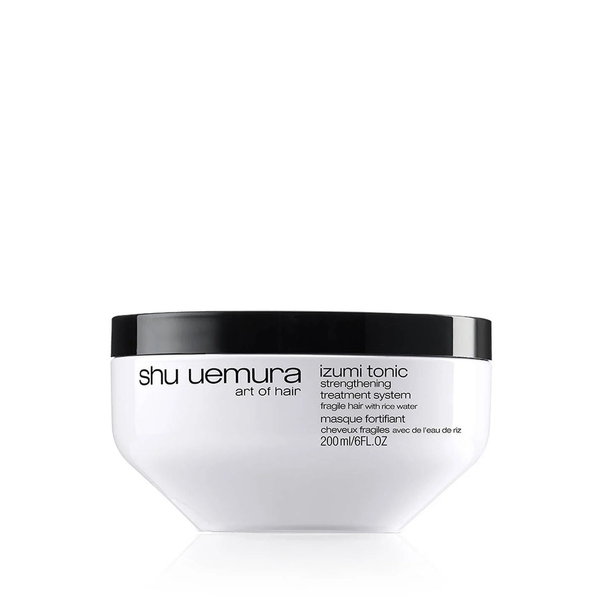 Shu Uemura Izumi Tonic Rice Water Hair Mask jar, Curious Salons Calgary