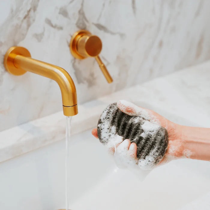 Konjac Bamboo Charcoal Body Sponge by Bathorium