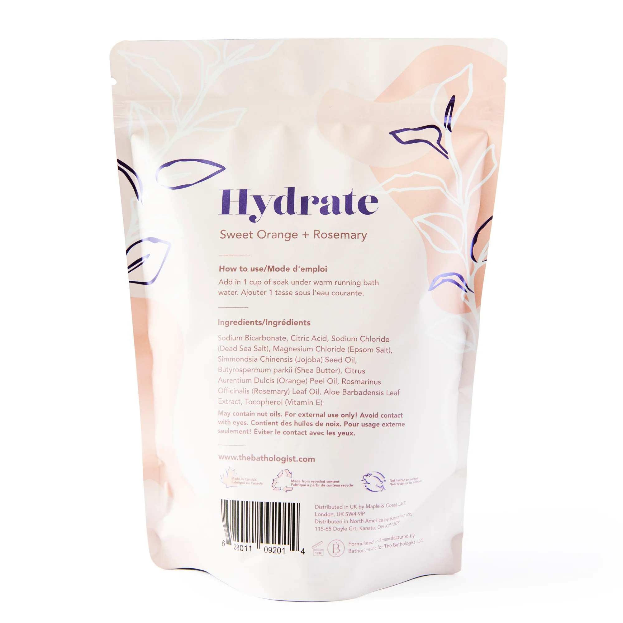 Hydrate Fizzy Bath Soak/Bath Salt  by Bathorium