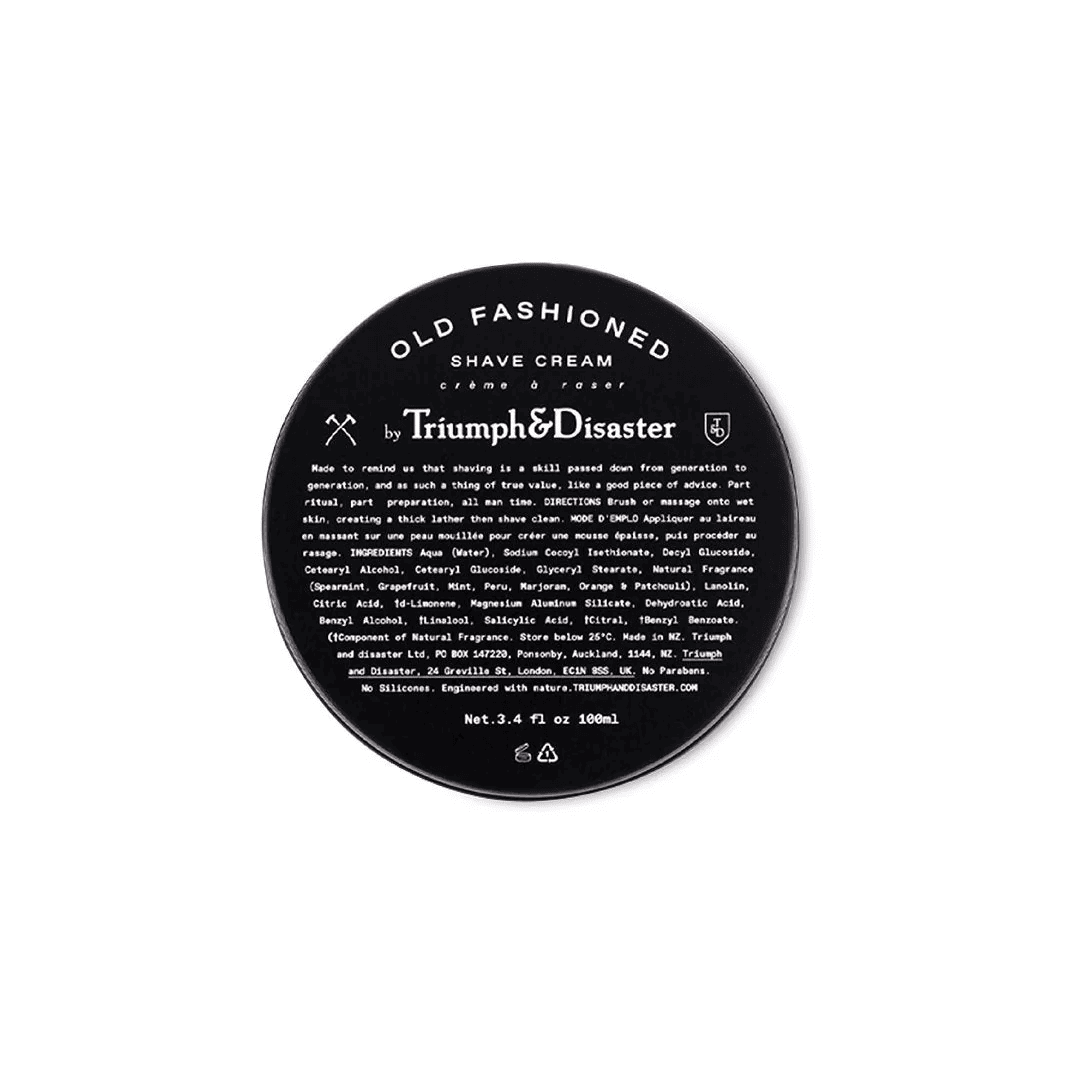 Old Fashioned Shave Cream Jar by Triumph & Disaster