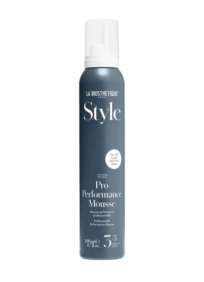 La Biosthetique Style Pro Performance Mousse can on a white background