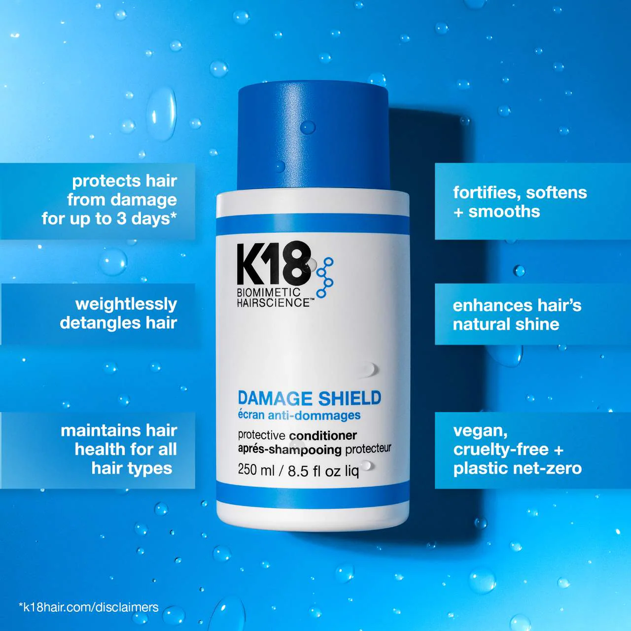 DAMAGE SHIELD Protective Conditioner by K18 Biomimetic Hairscience