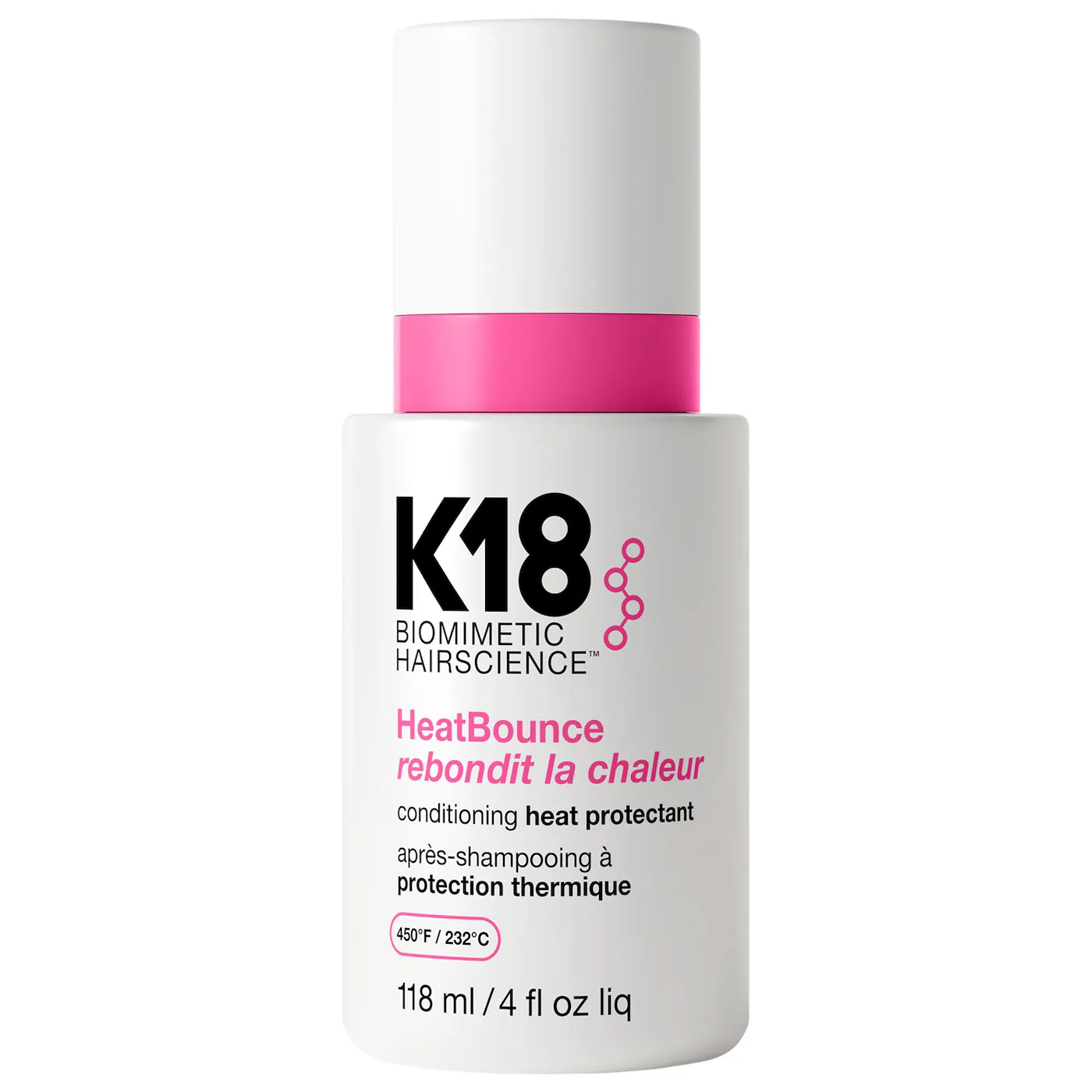 HeatBounce™ Leave-In Conditioner Heat Protectant by K18 Biomimetic Hairscience