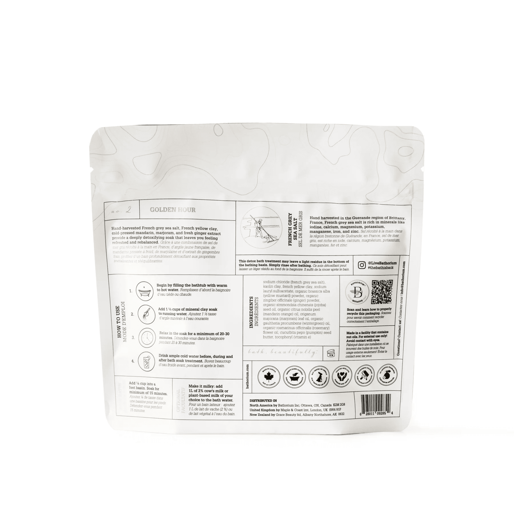 Golden Hour Clay Mineral Soak by Bathorium