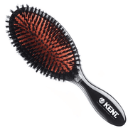 Classic Shine Large Pure Black Bristle Hairbrush by Kent