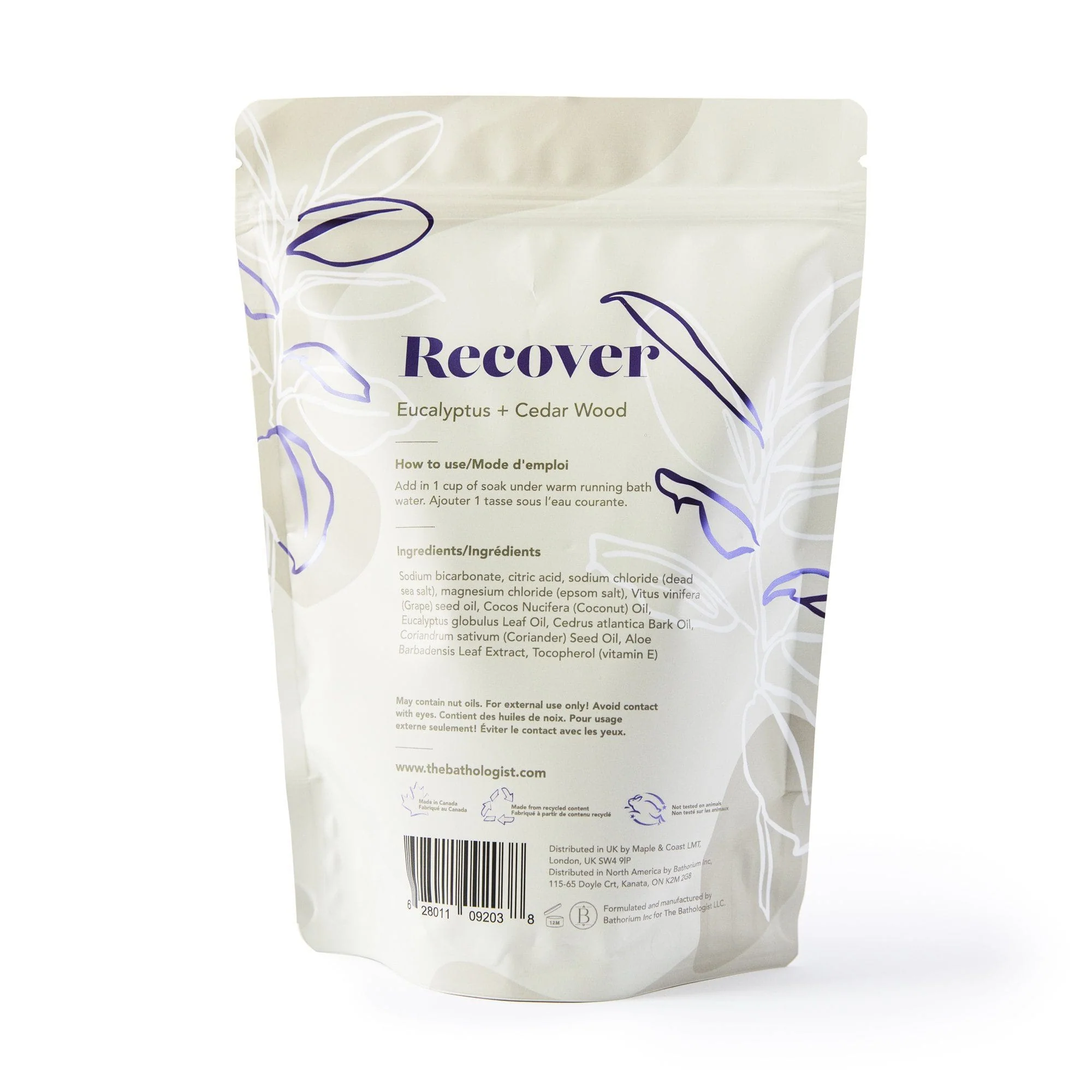 Recover Fizzy Bath Soak/Bath Salt by Bathorium