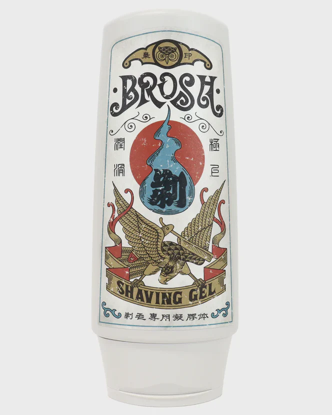 BROSH Shaving Gel 10.5 oz for close comfortable beard shaving in Canada