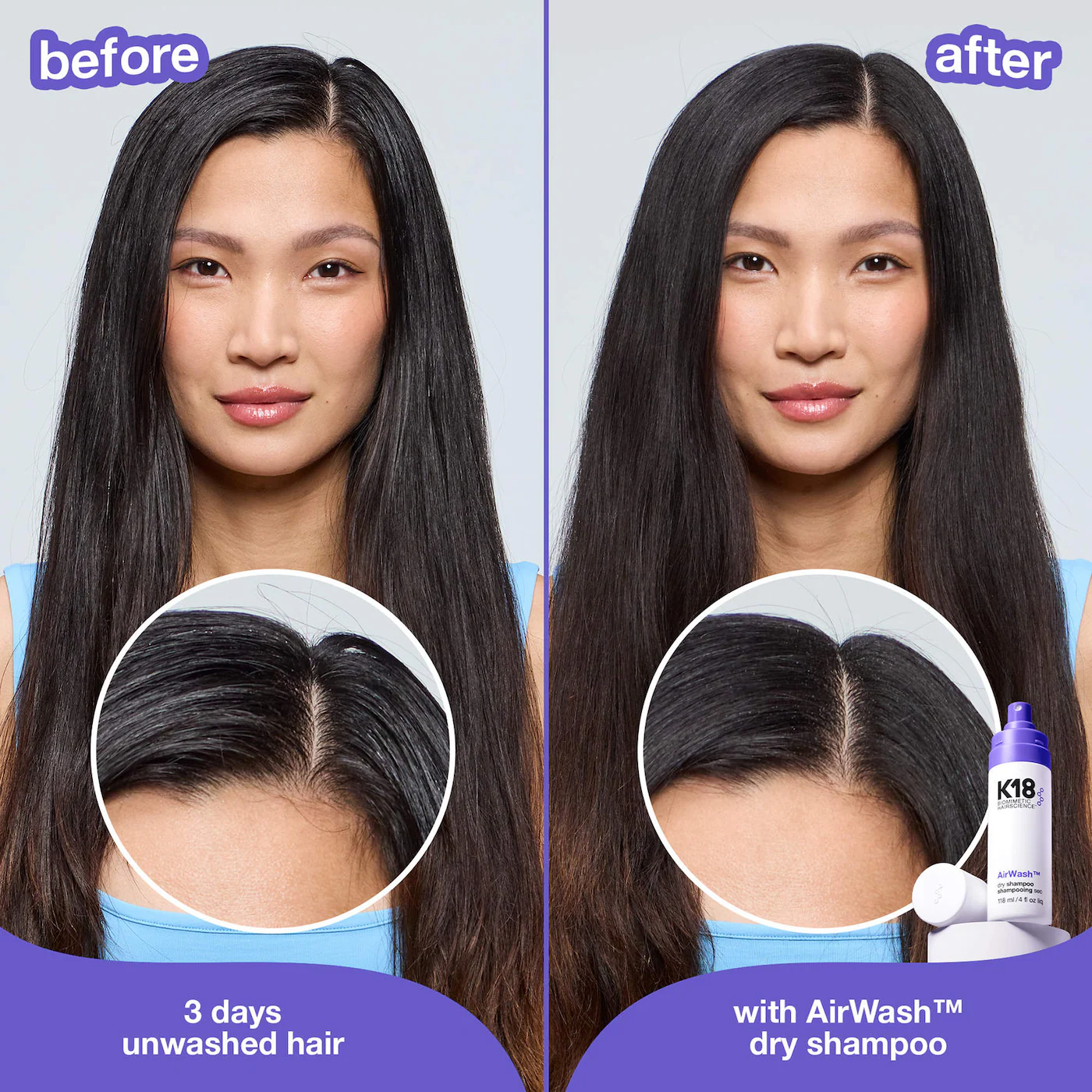 AirWash™ Dry Shampoo by K18 Biomimetic Hairscience