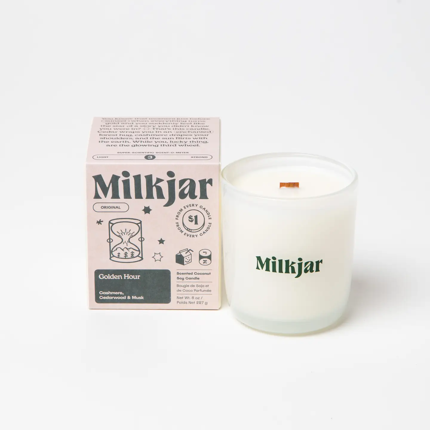 Golden Hour 8 oz Candle by Milkjar Candle Co.