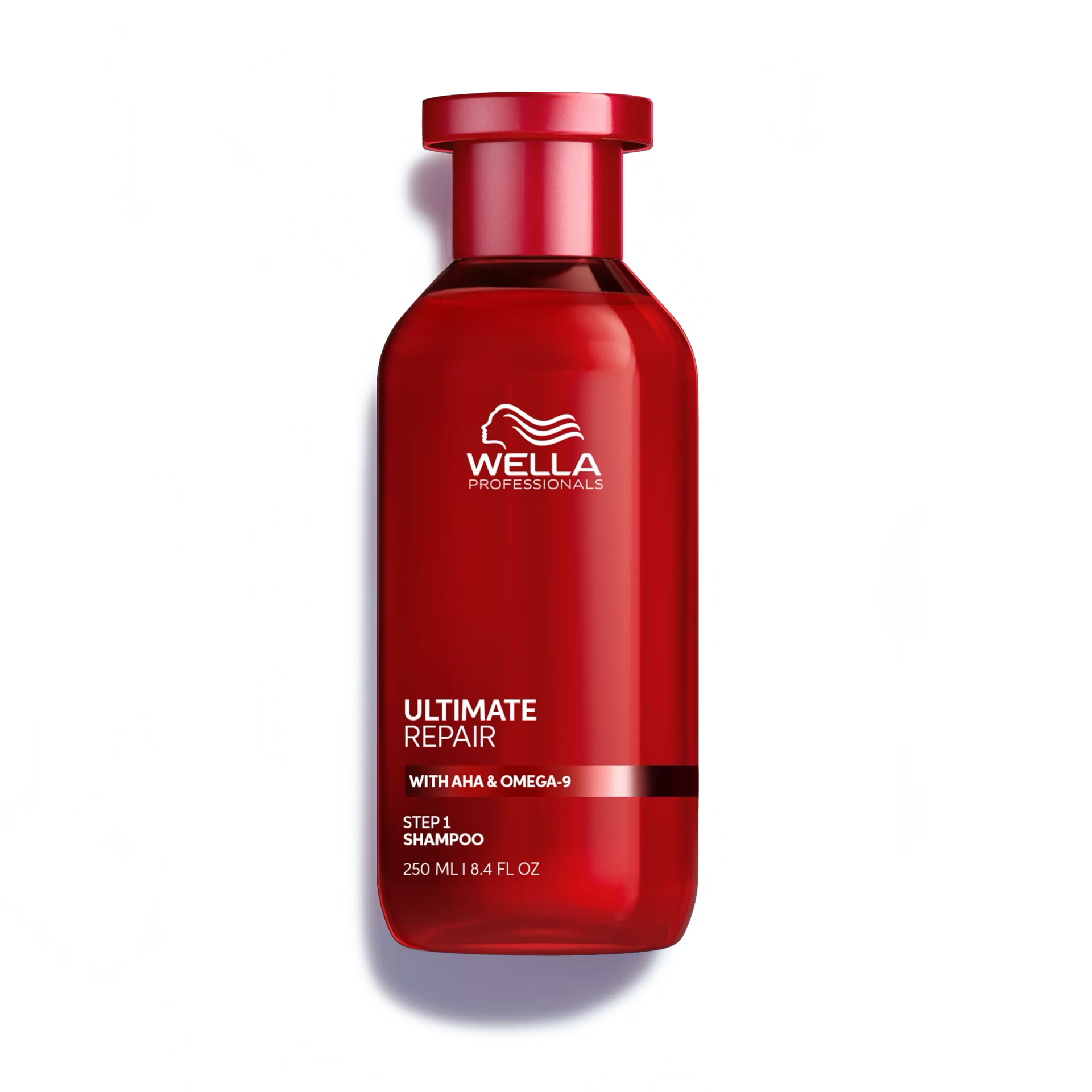 Wella Ultimate Repair Shampoo bottle for damaged hair repair and professional Wella haircare in Canada