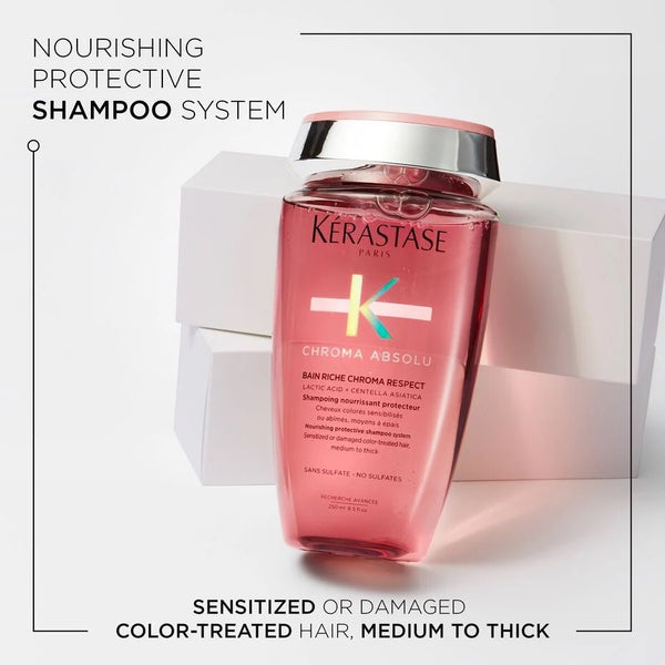 Chroma Absolu Bain Riche Chroma Respect Shampoo by Kerastse-Curious Salon
