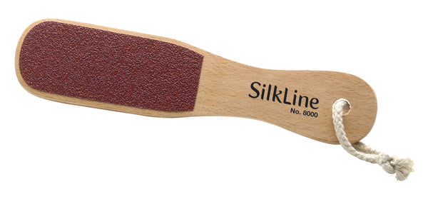 FOOT FILE WITH WOOD HANDLE“WET/DRY” by SILKLINE™-Curious Salon