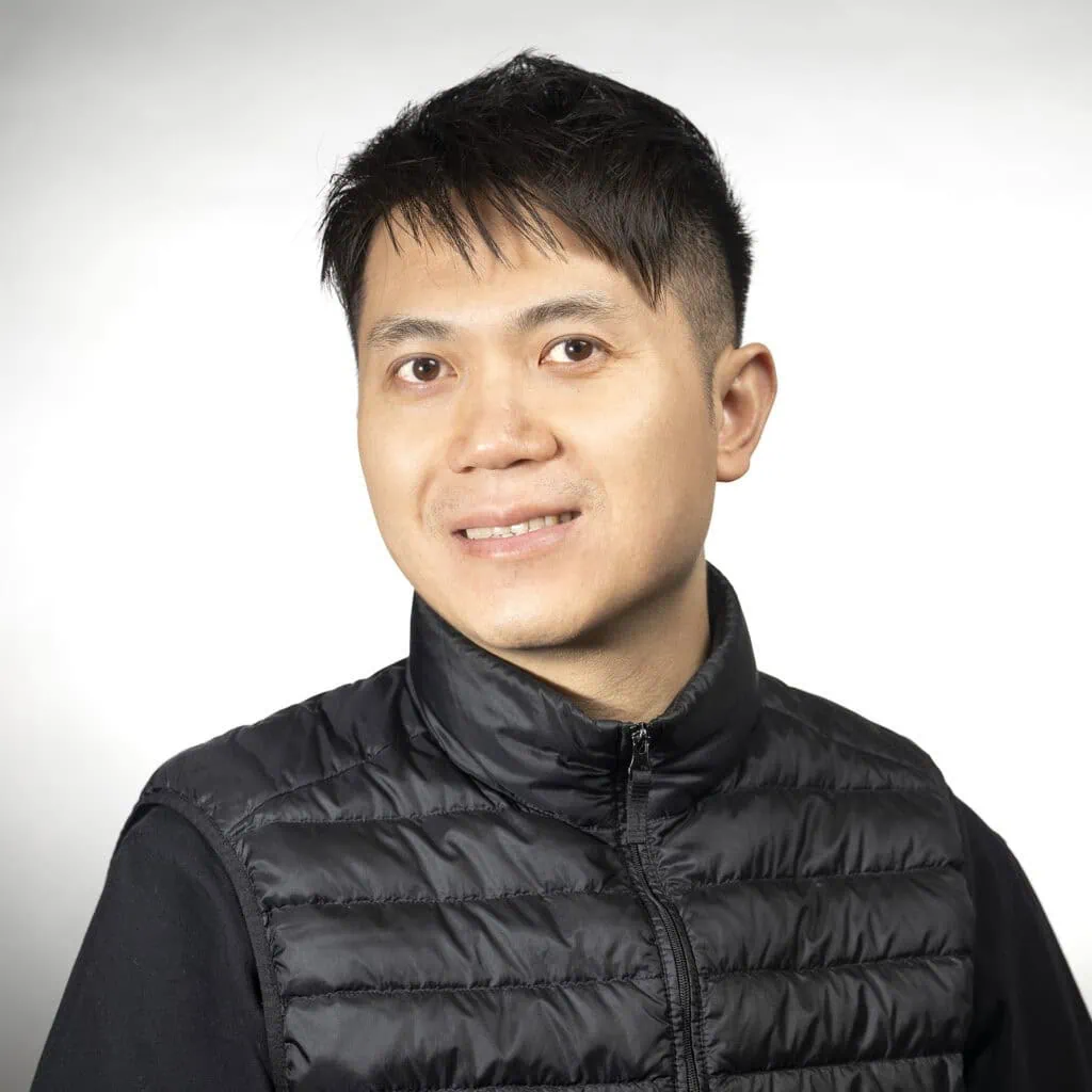 Nathan Nim, junior hairstylist specializing in cutting, styling, and colour.